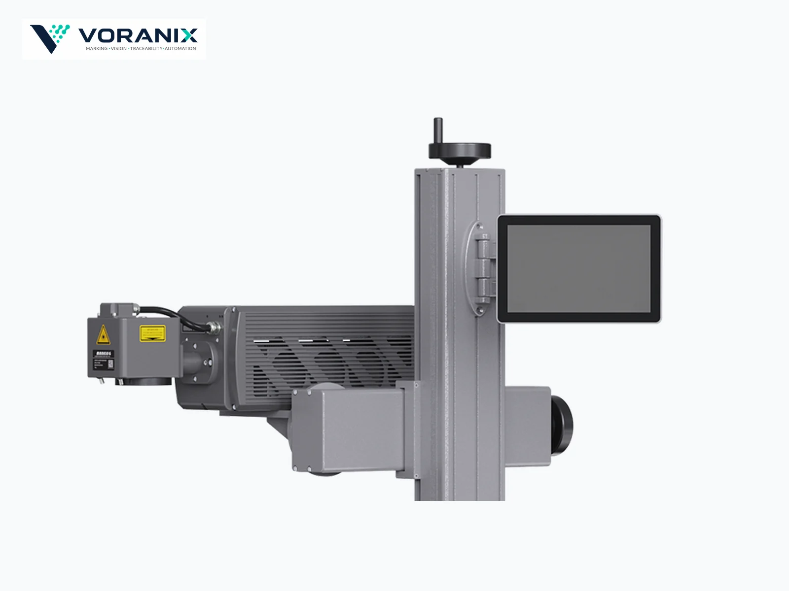 VORANIX CO2 laser marking head and controller detail